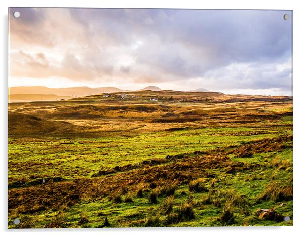 Isle of Skye Landscape, Scotland, UK Acrylic by Mark Llewellyn