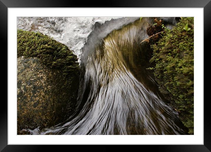 The Flow Framed Mounted Print by Luis Lajas