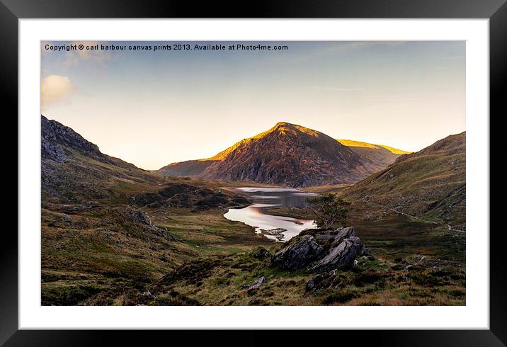 Devils Kitchen Framed Mounted Print by carl barbour canvas