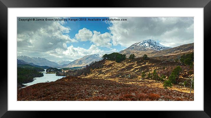 Glen Affric Framed Mounted Print by Jamie Green