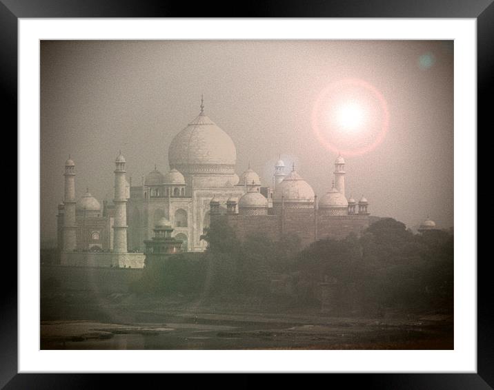 Taj Mahal at Best Framed Mounted Print by arunkumar baskaran