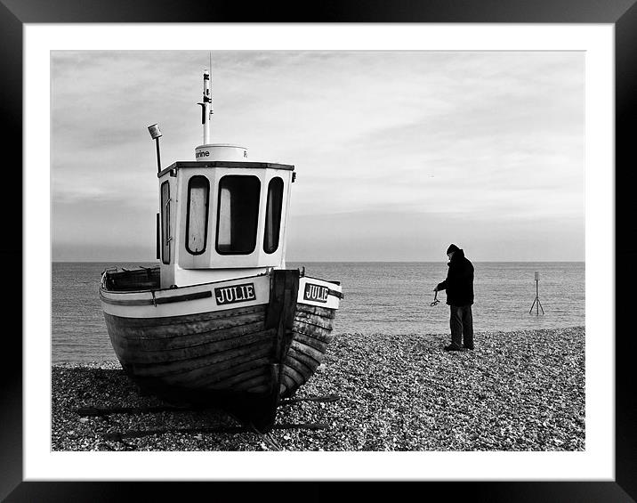Fisherman and Julie Framed Mounted Print by Paul Tremble