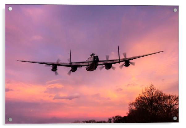 Lancaster Sunset Acrylic by J Biggadike