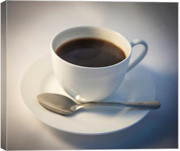 BLACK COFFEE Canvas Print by David Pacey