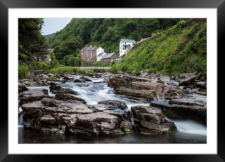 Lynmouth a timeless town Framed Mounted Print by Andrew Pettey