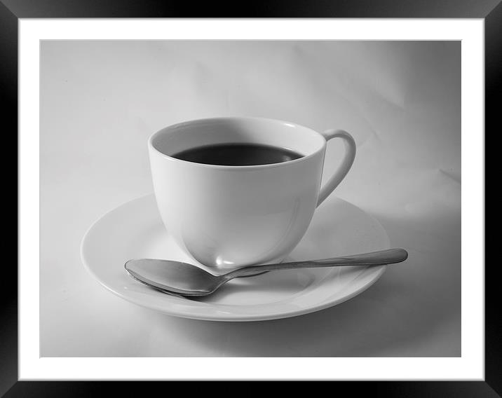 COFFEE Framed Mounted Print by David Pacey