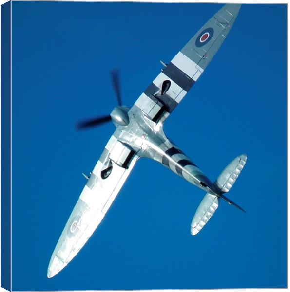 Vickers Supermarine Spitfire HF-IX Canvas Print by Barry Burston