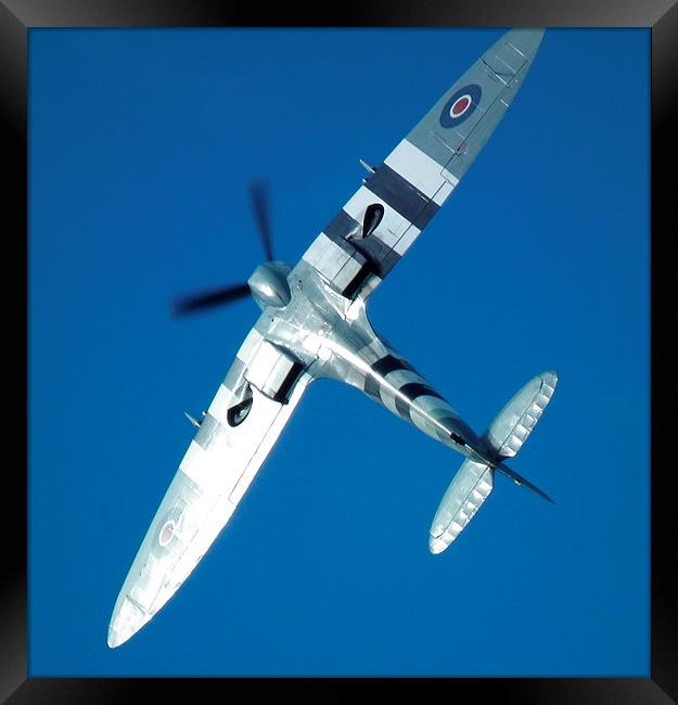 Vickers Supermarine Spitfire HF-IX Framed Print by Barry Burston