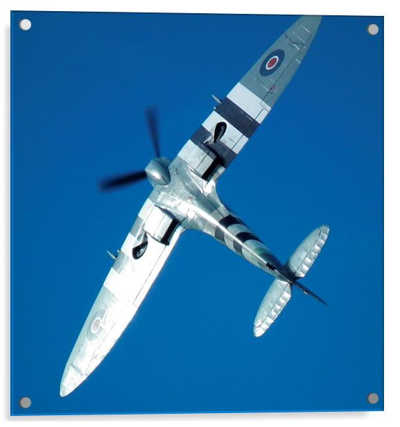 Vickers Supermarine Spitfire HF-IX Acrylic by Barry Burston