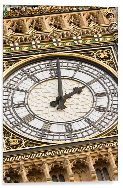 Big Ben, London, England Acrylic by stefano baldini