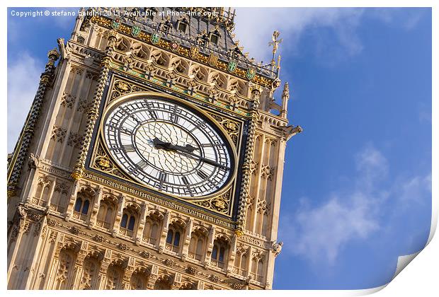 Big Ben, London, England Print by stefano baldini