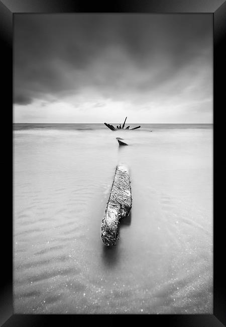 Shipwreck at Longniddry Framed Print by Keith Thorburn EFIAP/b