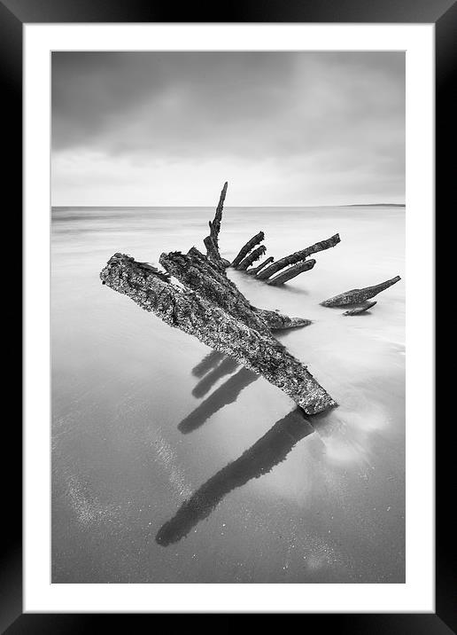 Remains of Shipwreck Framed Mounted Print by Keith Thorburn EFIAP/b