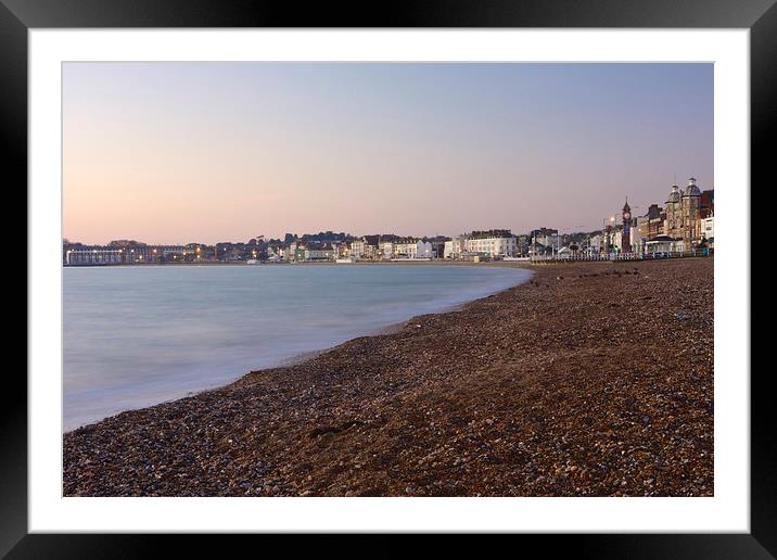 Weymouth Beach Framed Mounted Print by Paul Brewer