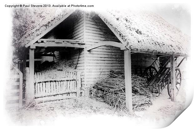 Old Barn Print by Paul Stevens