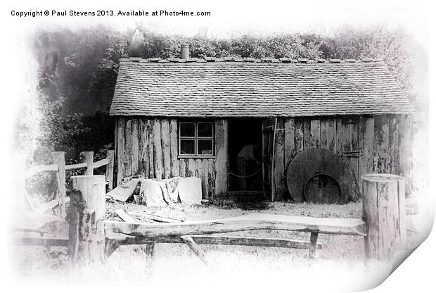 Old Shed Print by Paul Stevens