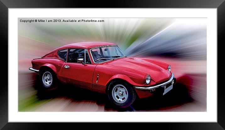 Triumph GT6 Framed Mounted Print by Thanet Photos