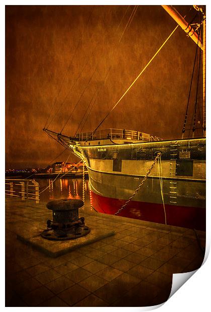 The Glenlee at  Riverside Museum Print by Tylie Duff Photo Art