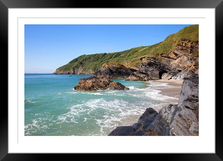 Lantic Bay Framed Mounted Print by Andrew Roland