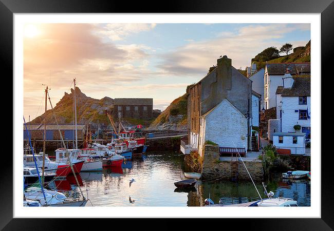 Polperro Framed Print by Andrew Roland