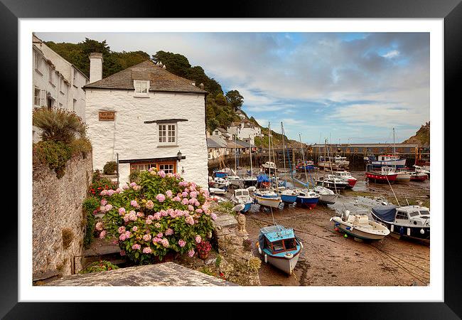 Polperro Framed Print by Andrew Roland
