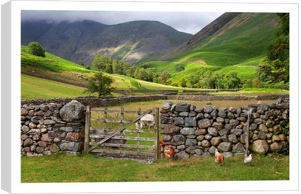 Wasdale Head, Cumbria Canvas Print by Andrew Roland