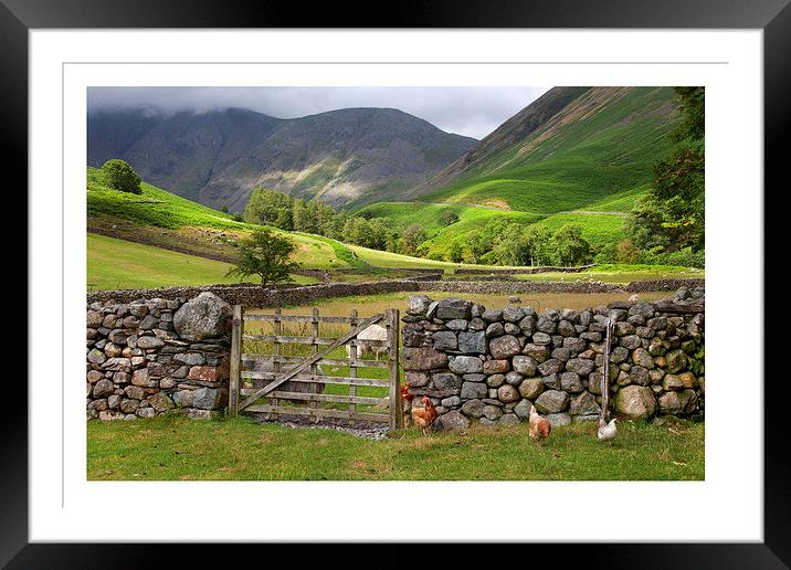 Wasdale Head, Cumbria Framed Mounted Print by Andrew Roland