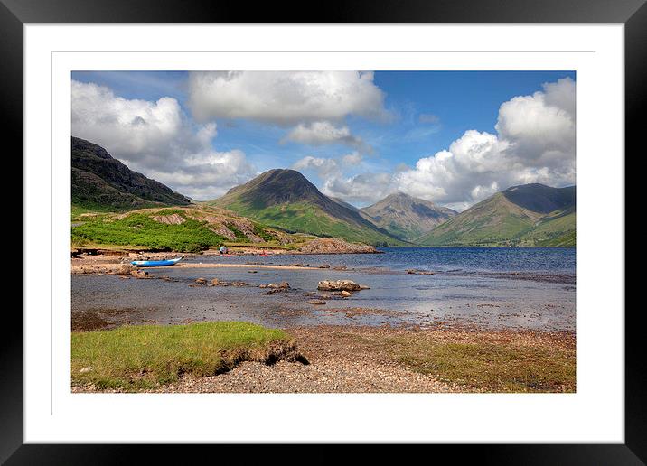 Wast Water Framed Mounted Print by Andrew Roland