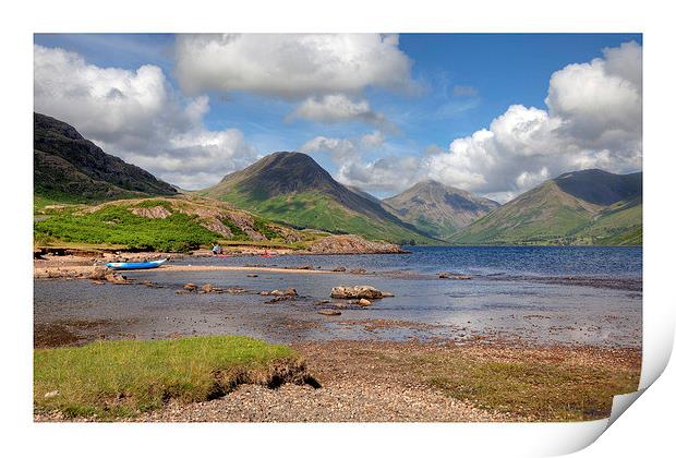 Wast Water Print by Andrew Roland