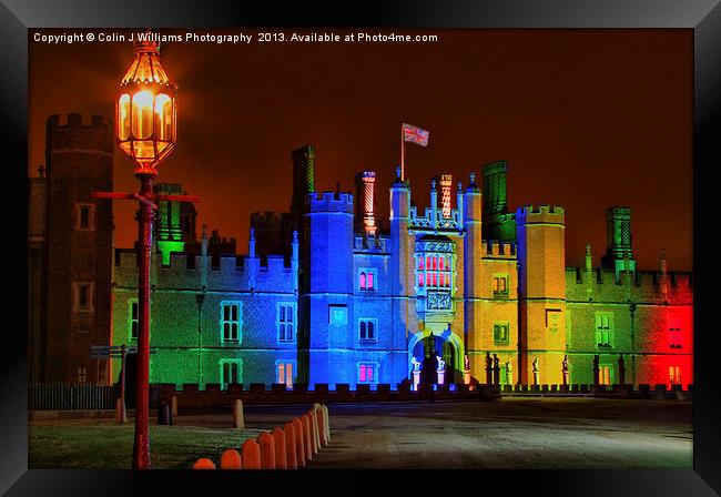 Hampton Court Palace at Christmas Framed Print by Colin Williams Photography