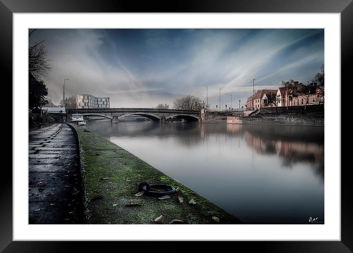 A STILL REFLECTION Framed Mounted Print by Rob Toombs