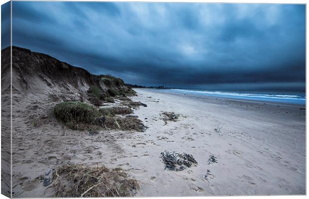 The Broken Coast of Seton Sands Canvas Print by Keith Thorburn EFIAP/b
