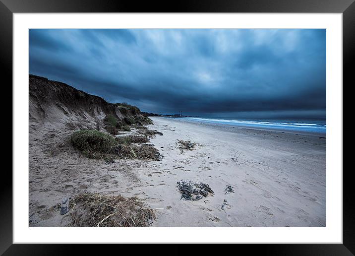The Broken Coast of Seton Sands Framed Mounted Print by Keith Thorburn EFIAP/b