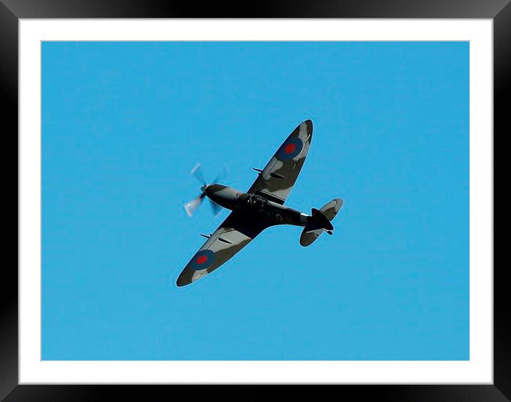 BREAK TO LAND Framed Mounted Print by Barry Burston