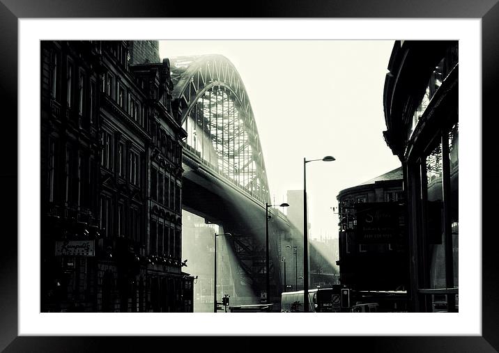 Fog on the Tyne Framed Mounted Print by Toon Photography