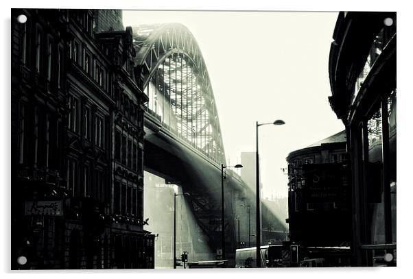 Fog on the Tyne Acrylic by Toon Photography