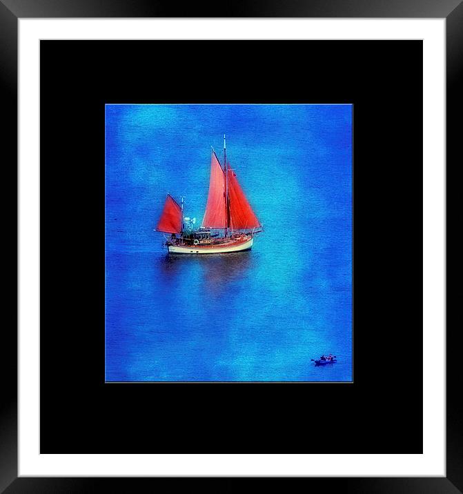Sail Away Framed Mounted Print by clint hudson