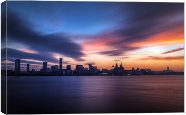 Good Morning Liverpool Canvas Print by Jed Pearson