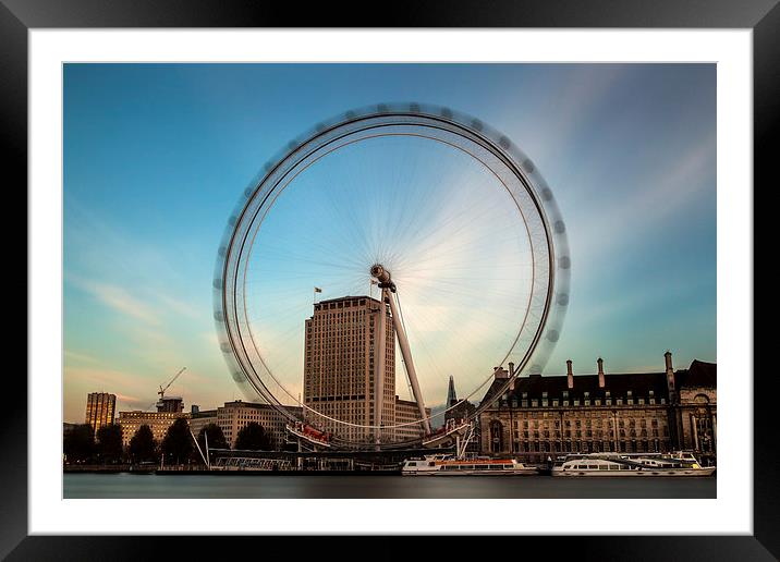 Spinning Framed Mounted Print by Stuart Gennery