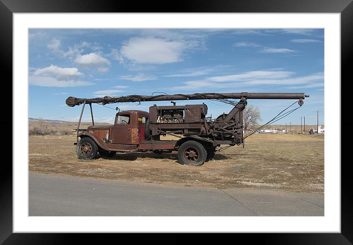 Antique truck 0671 Framed Mounted Print by Don Brady