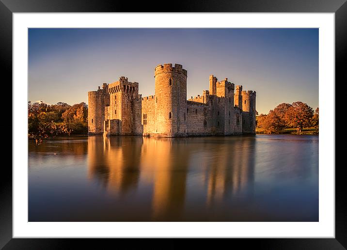 Bodium Castle Framed Mounted Print by sam moore