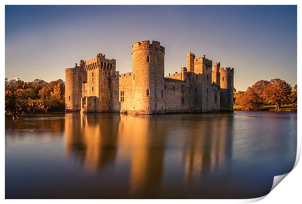 Bodium Castle Print by sam moore