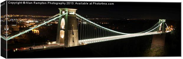 Clifton Suspension Bridge Canvas Print by Alan Rampton Photography