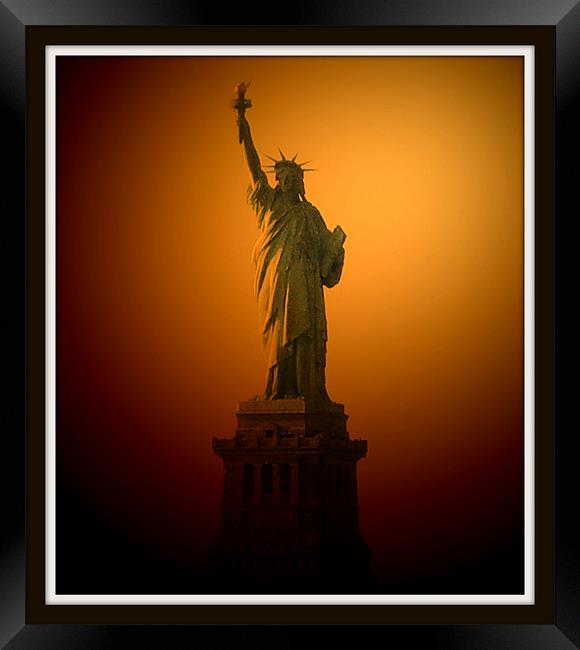 Statue of Liberty Framed Print by Terry Lee
