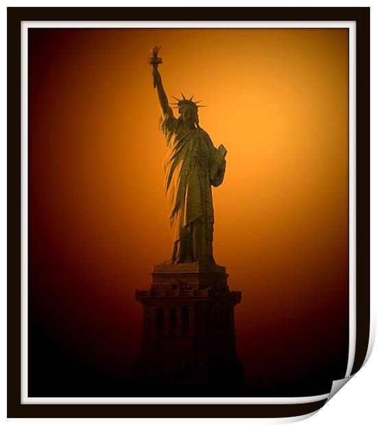 Statue of Liberty Print by Terry Lee