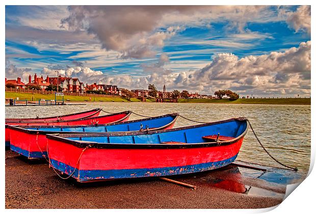 Boating Lake Print by Roger Green