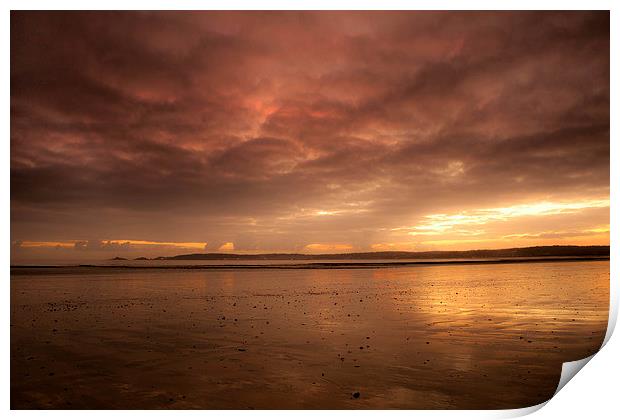 Swansea Bay Mumbles Gower Print by Leighton Collins