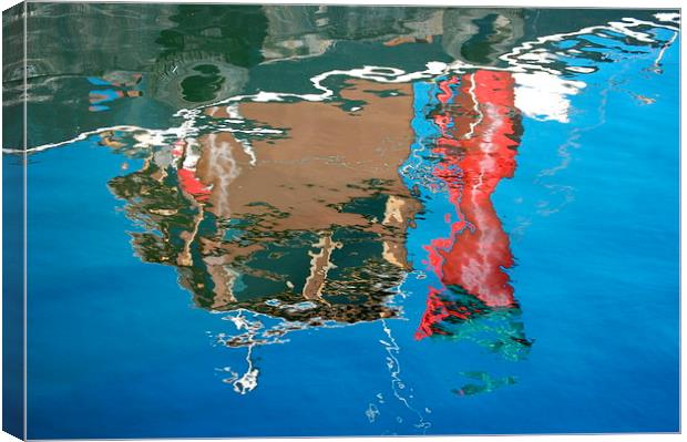 Abstract Reflections Canvas Print by Mike Gwilliams