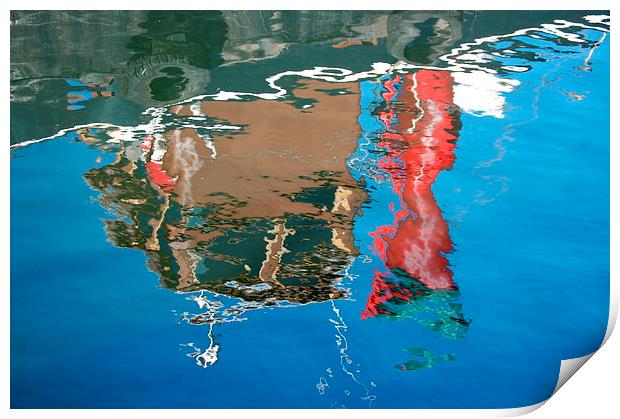 Abstract Reflections Print by Mike Gwilliams