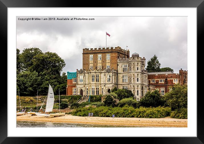 Brownsea Castle Framed Mounted Print by Thanet Photos